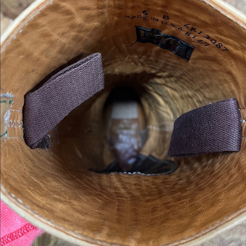 Frye Black Label Stitching Horse Boots 6B - Picture 10 of 12